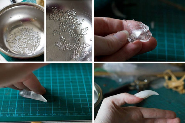 Worbla Crystal Art Moldable Plastic Pellets - 4.4 oz, Clear