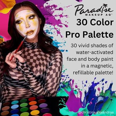 Paradise Makeup AQ 30 Color Palette - Mehron