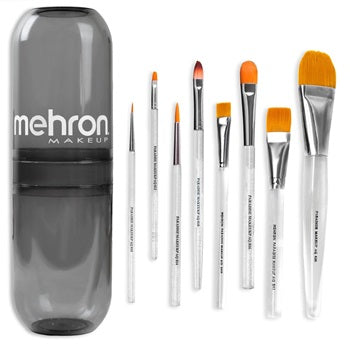 8 Piece Paradise Brush Set w/ Holder - Mehron