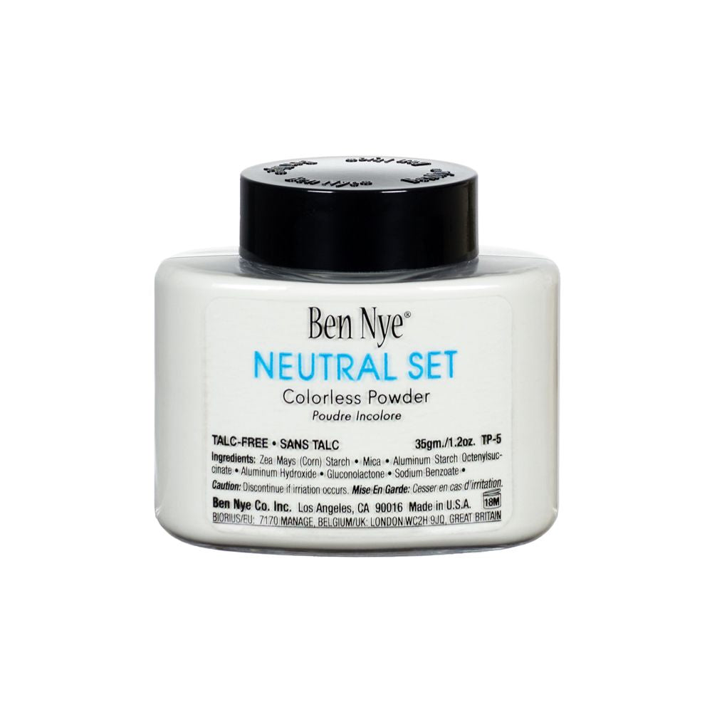 Neutral Set Powder (colorless) - Ben Nye - Stage and Screen FX