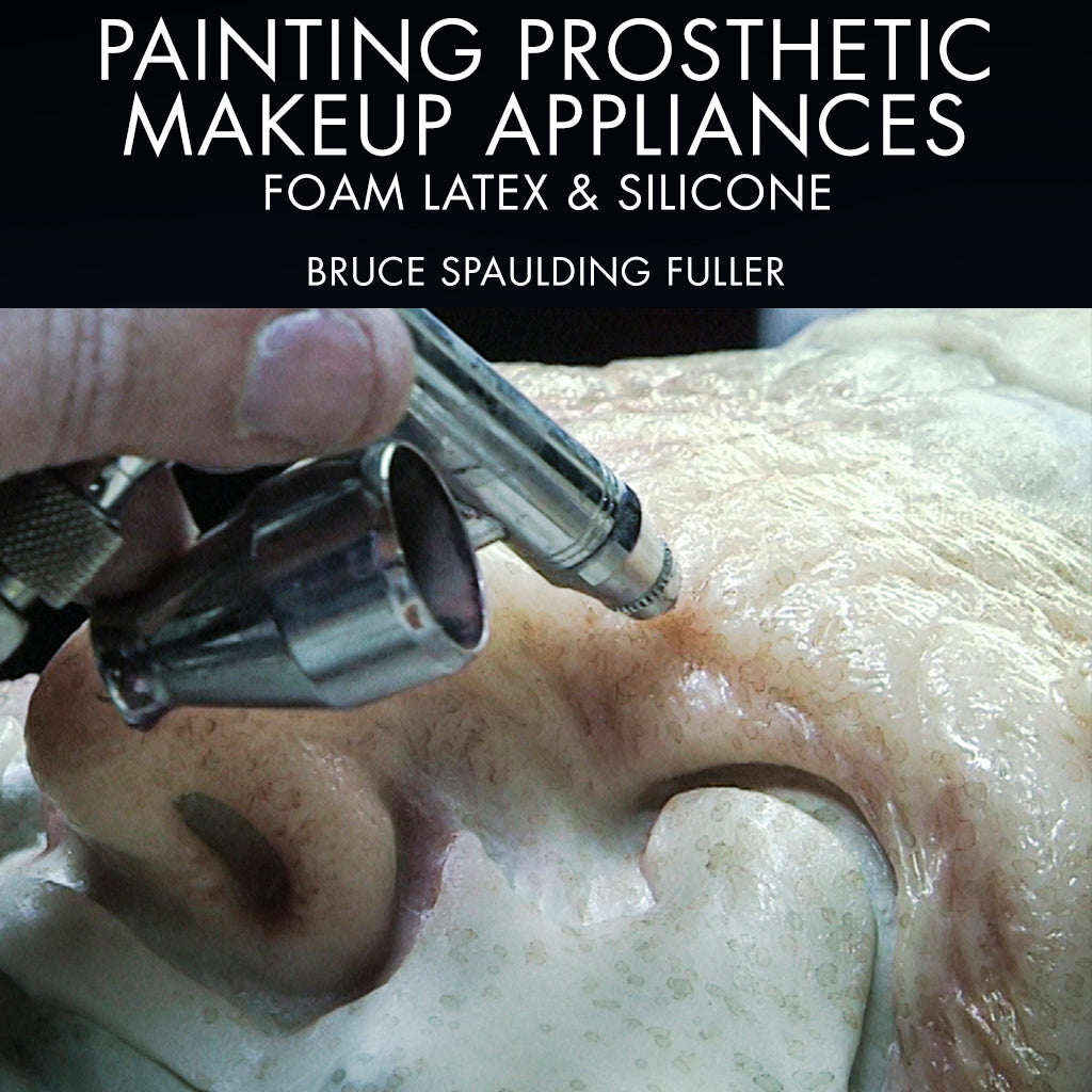 Painting Prosthetic Makeup Appliances - Foam Latex & Silicone
