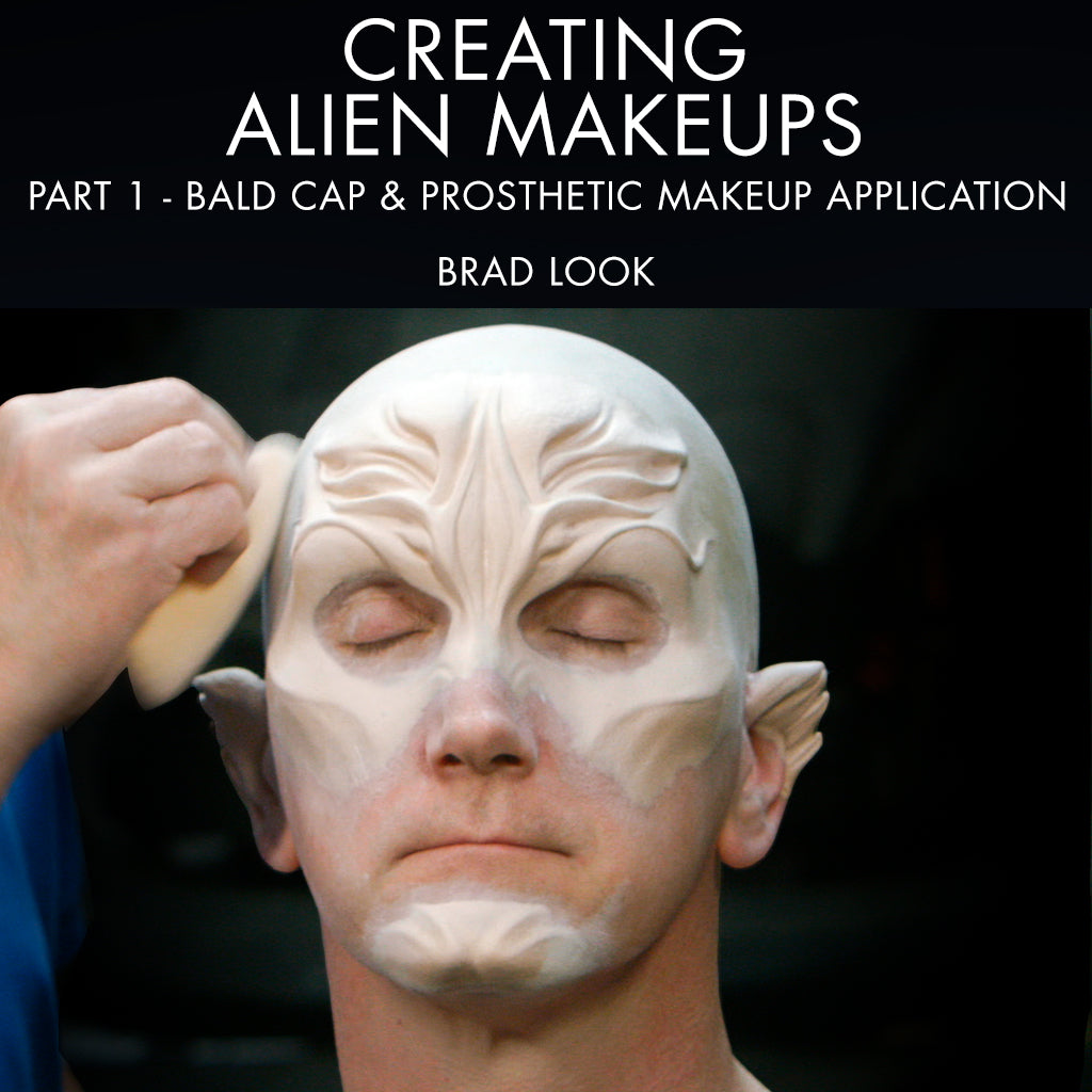 Creating Alien Makeups Part 1: Bald Cap & Prosthetic Makeup Application