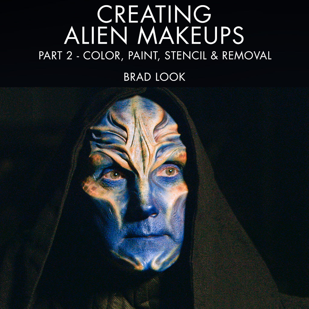 Creating Alien Makeups Part 2: Color, Paint, Stencil & Removal