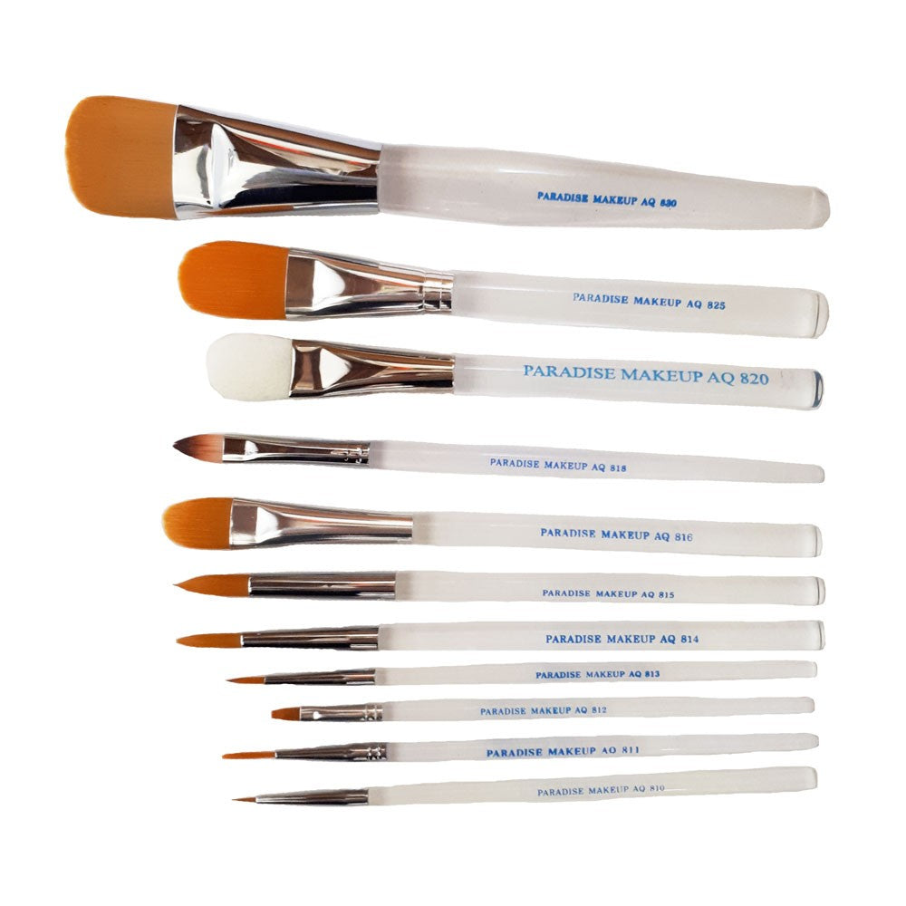 Paradise Makeup AQ Brushes - Face and Body Painting, Mehron - Stage & Screen FX