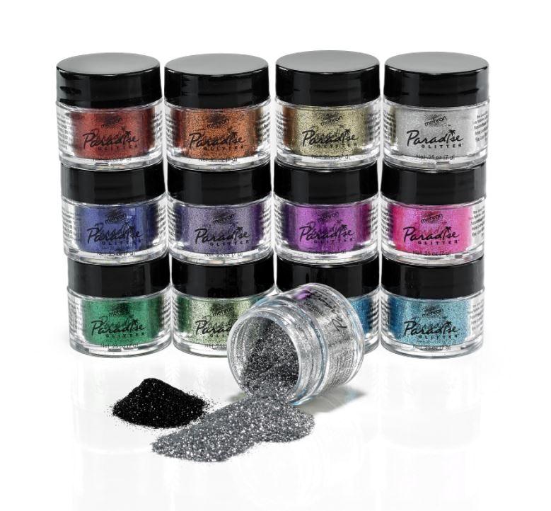 Mehron Makeup Paradise AQ Glitter Face and Body Paint, PURPLE