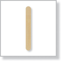 FAT Wooden Popsicle Stick Applicators/Spatulas - 25pc - Stage & Screen FX
