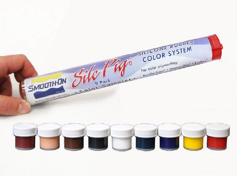 Smooth-On Silc Pig Silicone Color Pigments 9 Pack