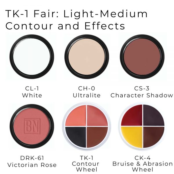 Theatrical Creme Makeup Kit TK (Large) - Ben Nye