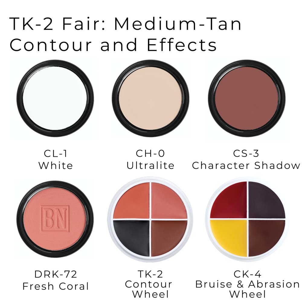 Theatrical Creme Makeup Kit TK (Large) - Ben Nye