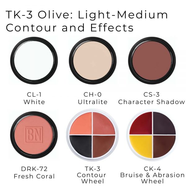 Theatrical Creme Makeup Kit TK (Large) - Ben Nye