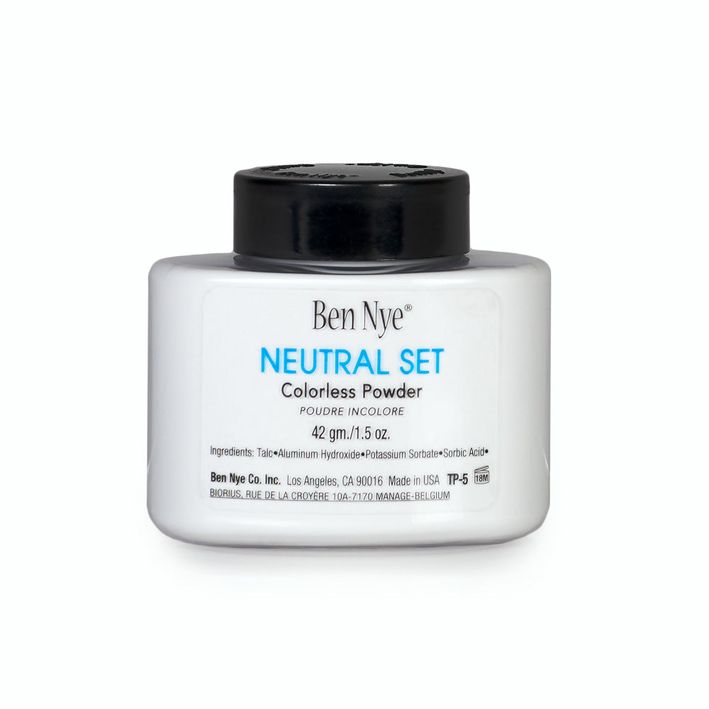 Ben Nye Neutral Set Powder/theater Quality Setting Powder/ Available in 2  Sizes 