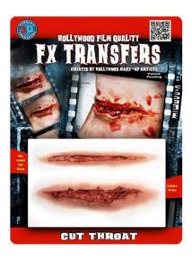 Cut Throat Transfer - Tinsley Transfers