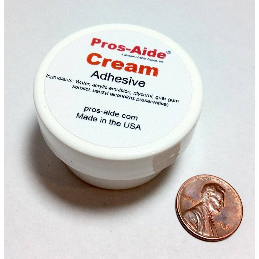 Adhesive/Solvent - Pros-Aide Cream Adhesive By ADM Tronics