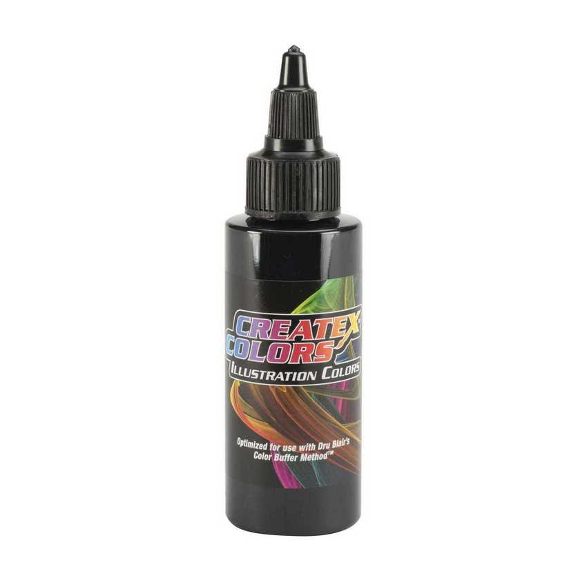 Createx Airbrush Colors - Transparent Black, 16 oz