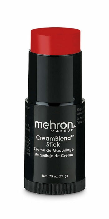 Mehron CreamBlend Stick Makeup - Really Bright Red