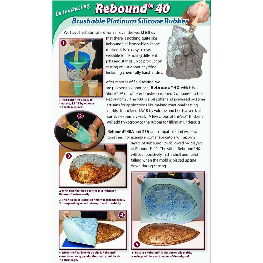 Silicone - Smooth-On Rebound 25 - Self-Thickening Brushable Molding Silicone